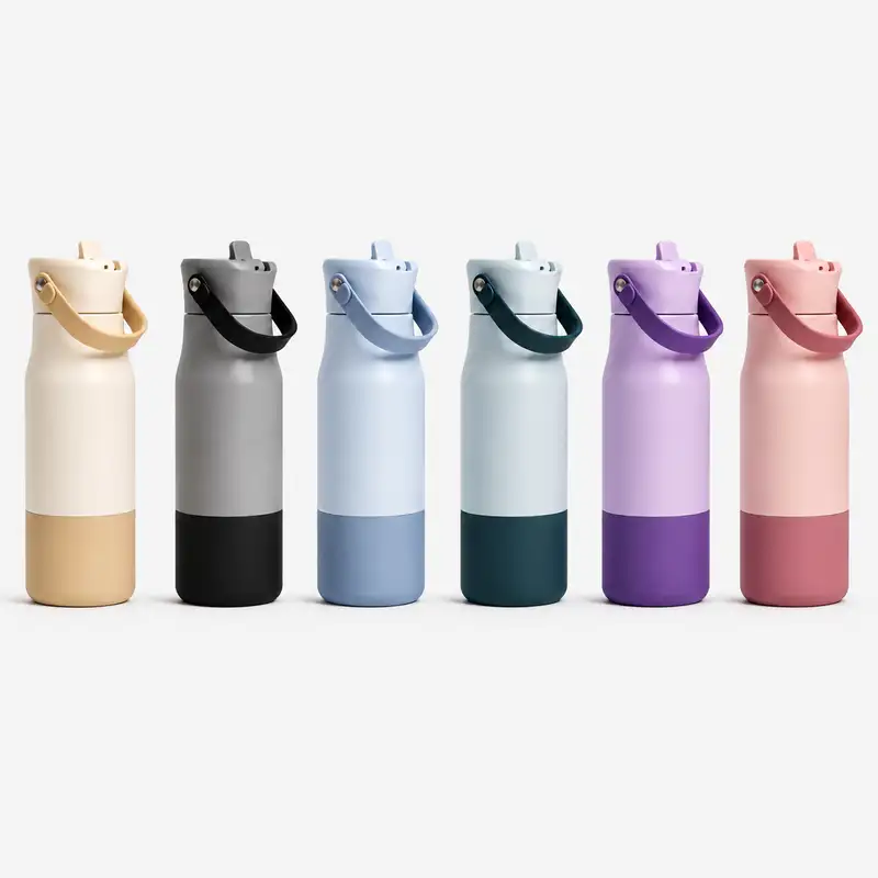 Straw Water Bottle