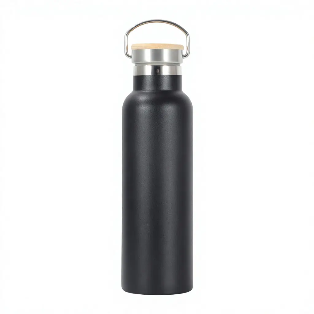 Double Wall Water Bottle with Different Lids